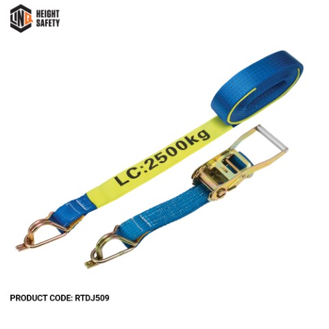 LINQ RATCHET TIE DOWN 50MMX9M 2.5T CAPTIVE J-HOOK